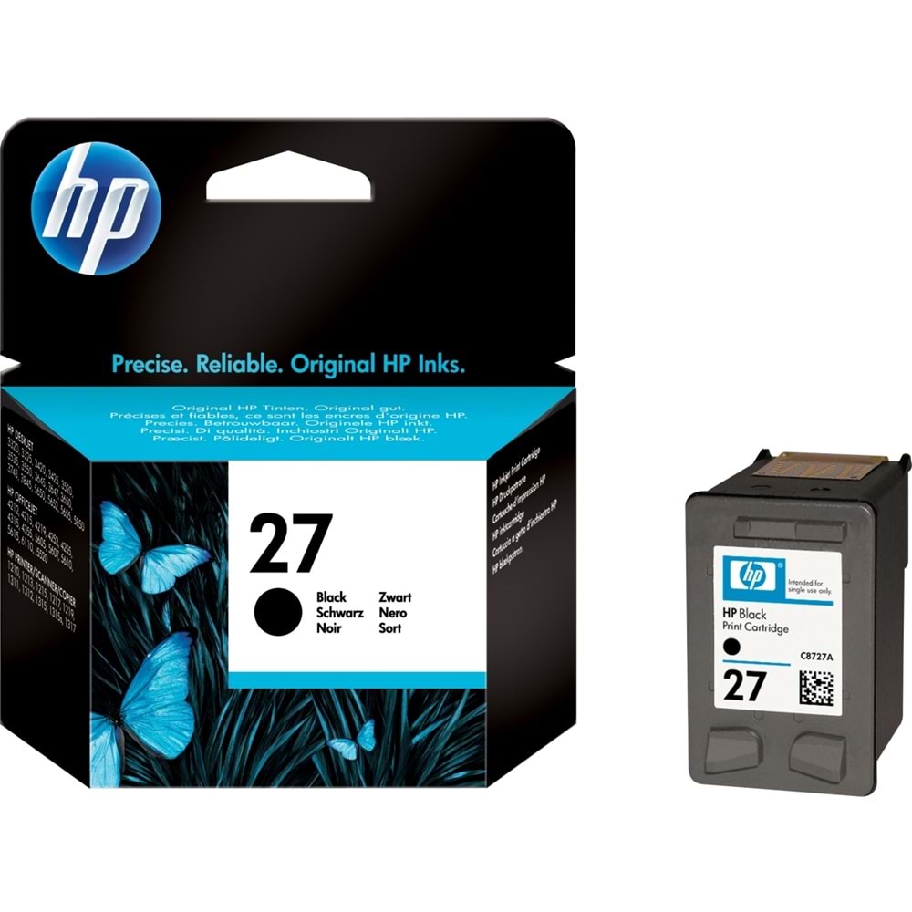 HP C8727A (27) 4355/3845/5150/4212/5610 SİYAH KARTUŞ ORJİNAL 280 SAYFA