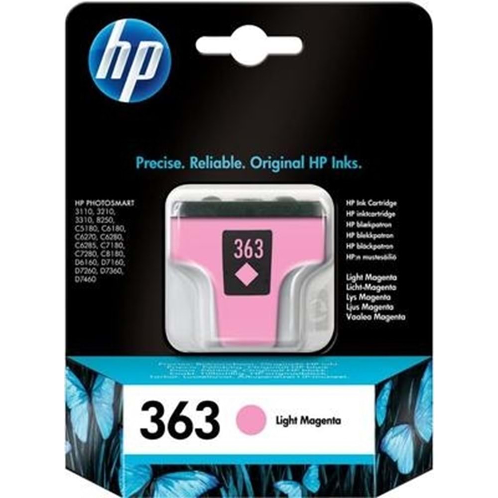 HP C8775EE (363) C6180/6280/7180 AÇIK KIRMIZI KARTUŞ ORJ 230 SYF