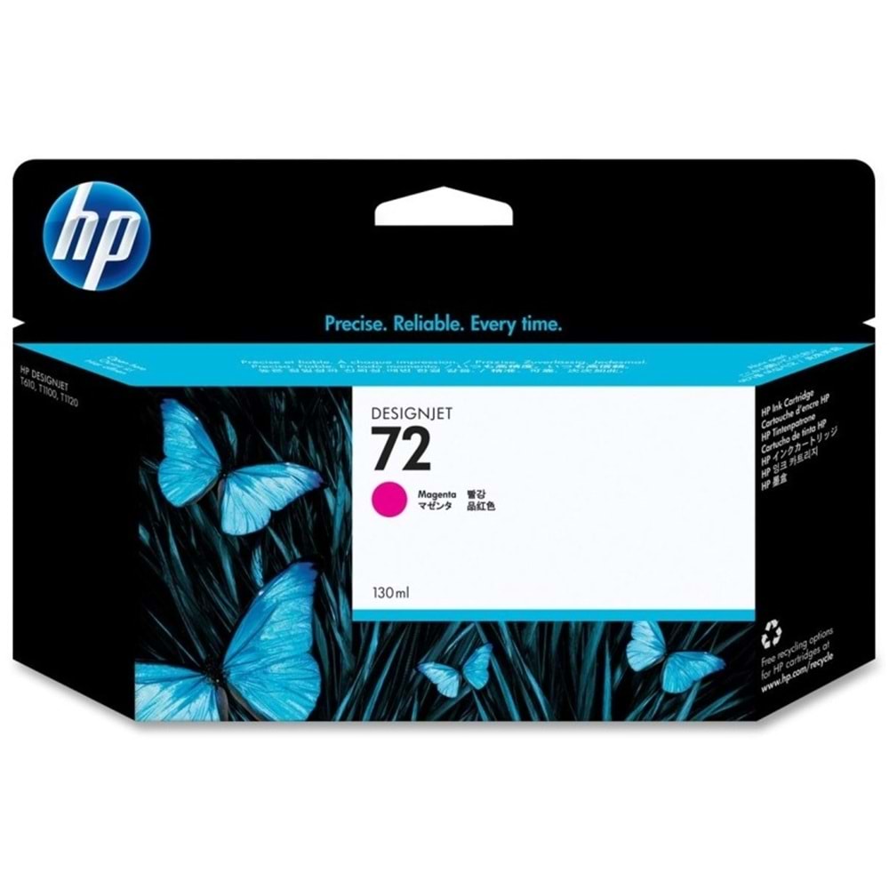 HP C9372A (72) T610/620/770/790/795 KIRMIZI KARTUŞ ORJİNAL 130 ML