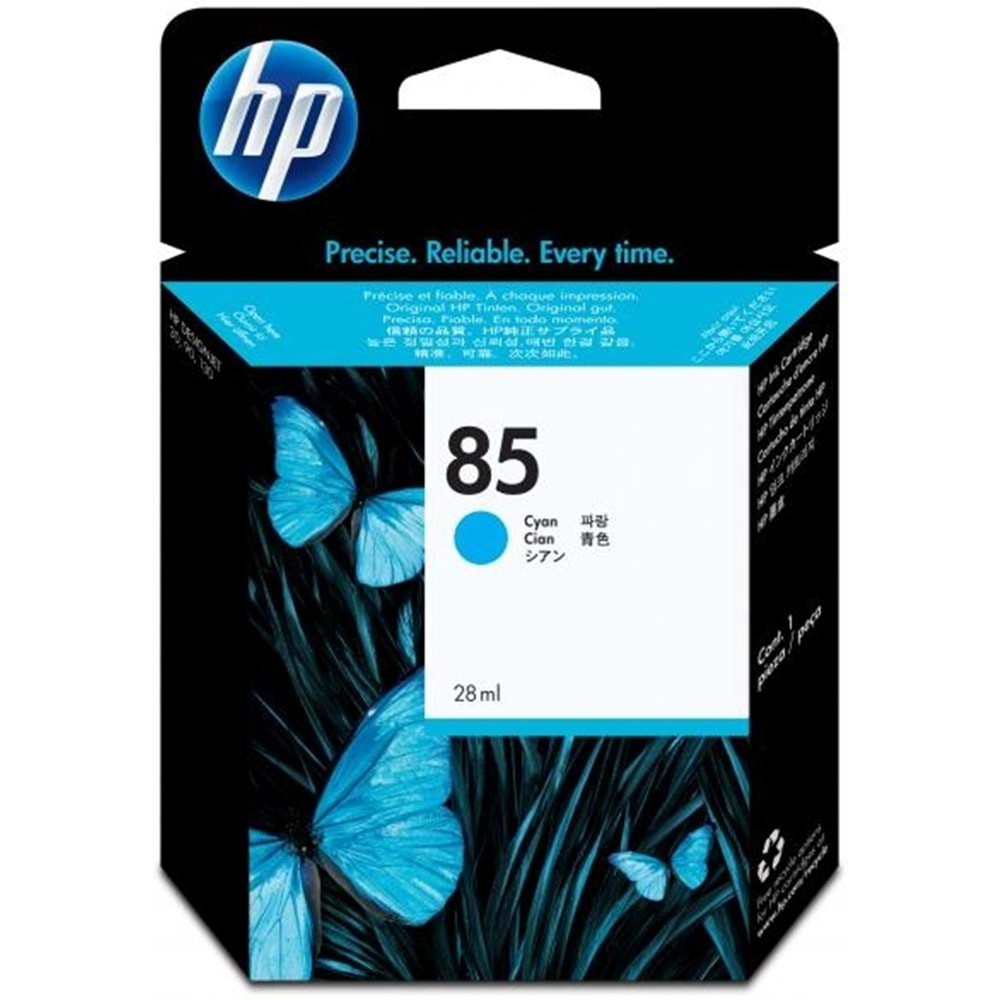 HP C9425A (85) 30/90/130 MAVİ KARTUŞ ORJİNAL 38 ML.