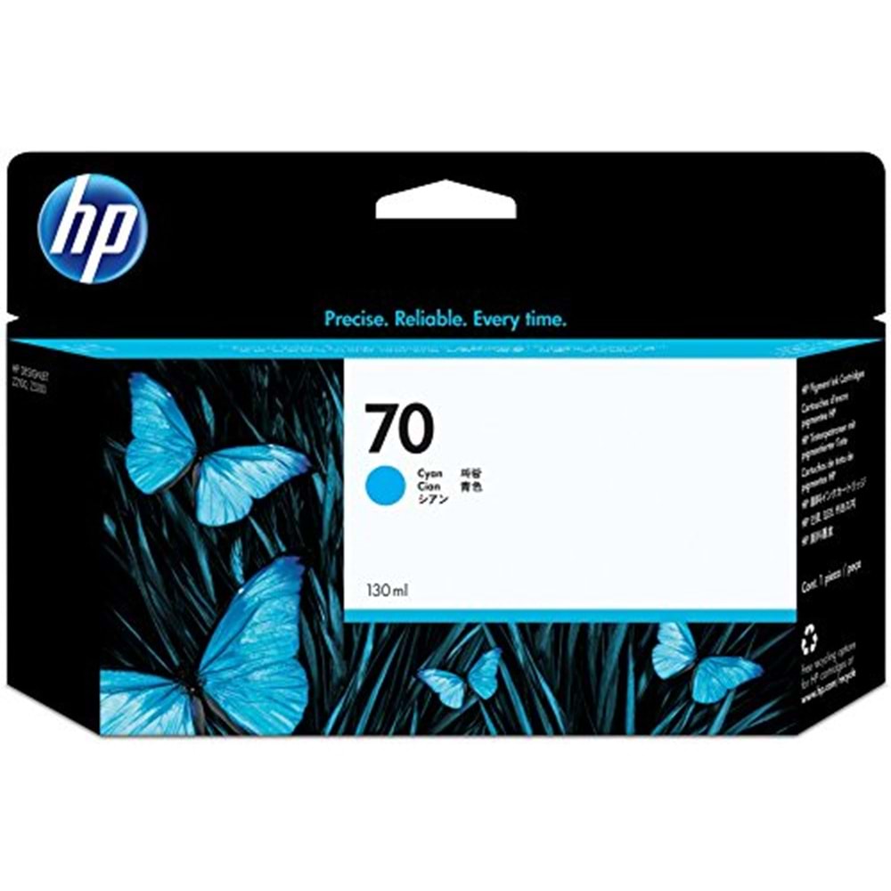 HP C9452A (70) Z2100/3100/3200/5200 MAVİ KARTUŞ ORJ. 130 ML.