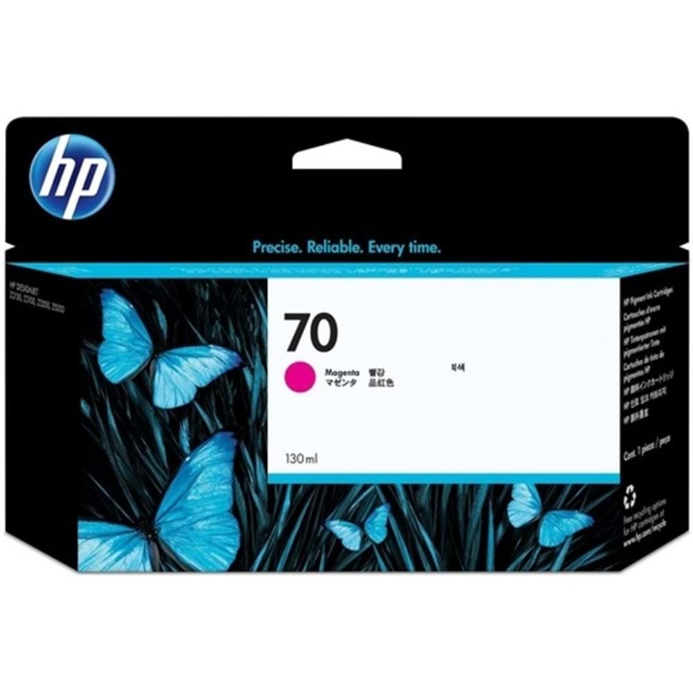 HP C9453A (70) Z2100/3100/3200/5200 KIRMIZI KARTUŞ ORJ. 130 ML.
