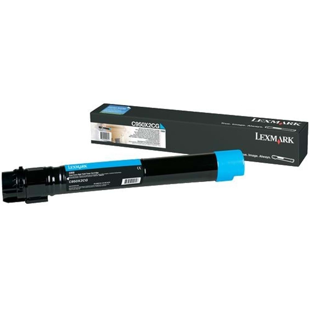 LEXMARK C950X2CG C950de MAVİ TONER ORJİNAL 22.000 SAYFA