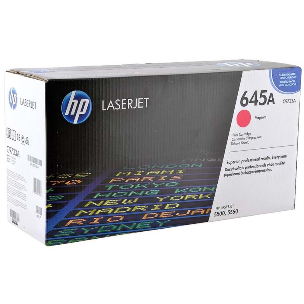 HP C9733A 645A 5500/5550 KIRMIZI LASER TONER ORJİNAL 12.000 SAYFA