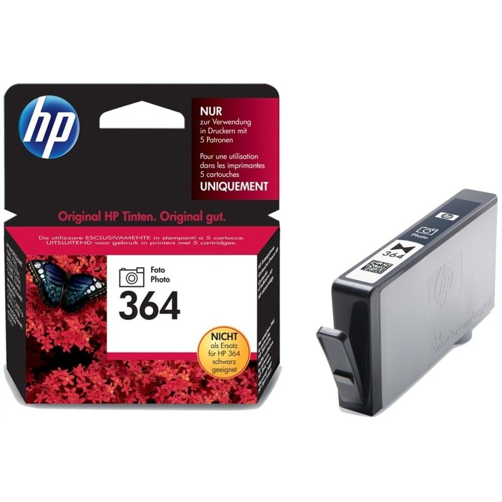 HP CB317EE (364) B8550/D5460/7510 FOTO SİYAH KARTUŞ ORJİNAL 130 S