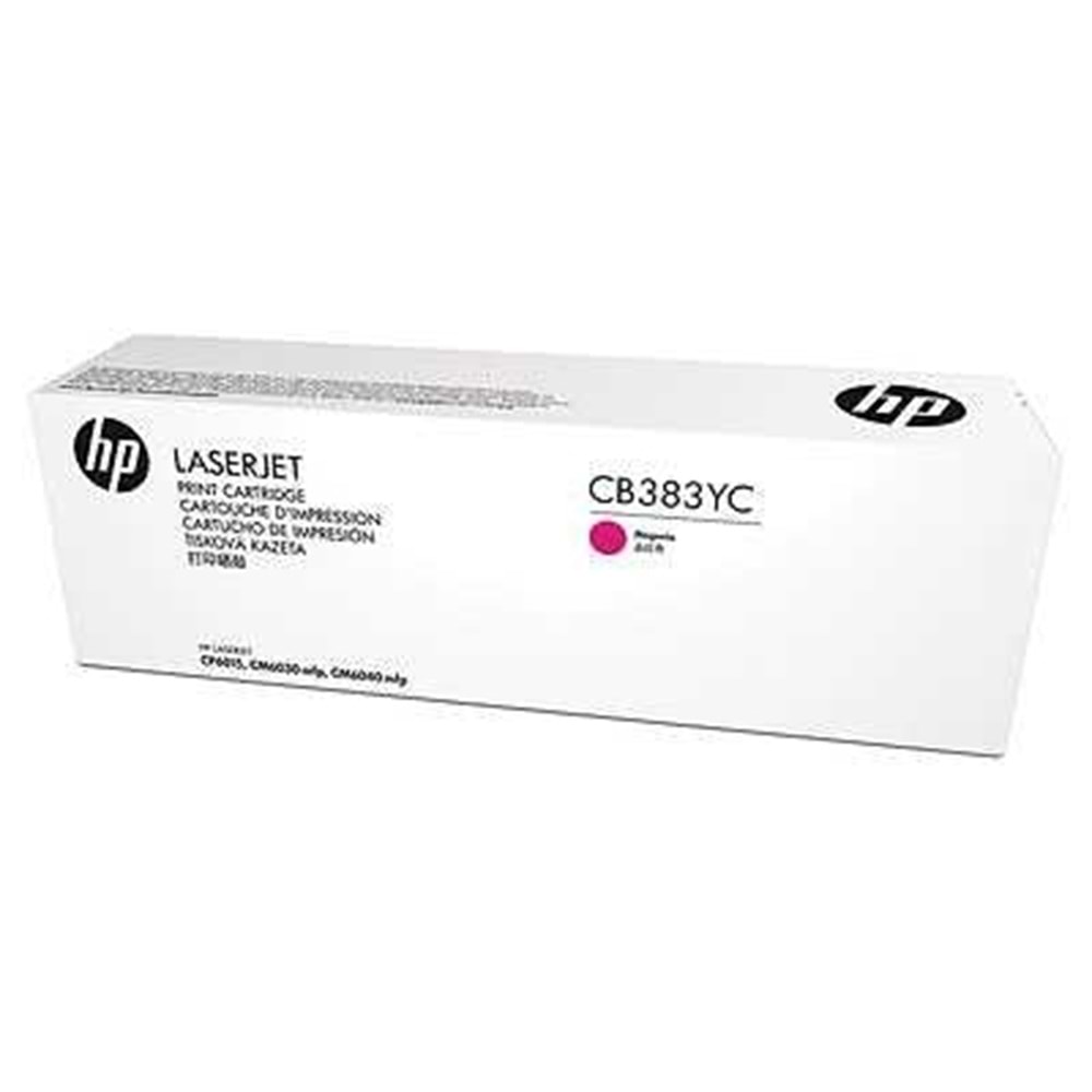 HP CB383YC (824A) CP6015/CM6030/6040 TAAHHÜTLÜ KIRMIZI TONER ORJ.