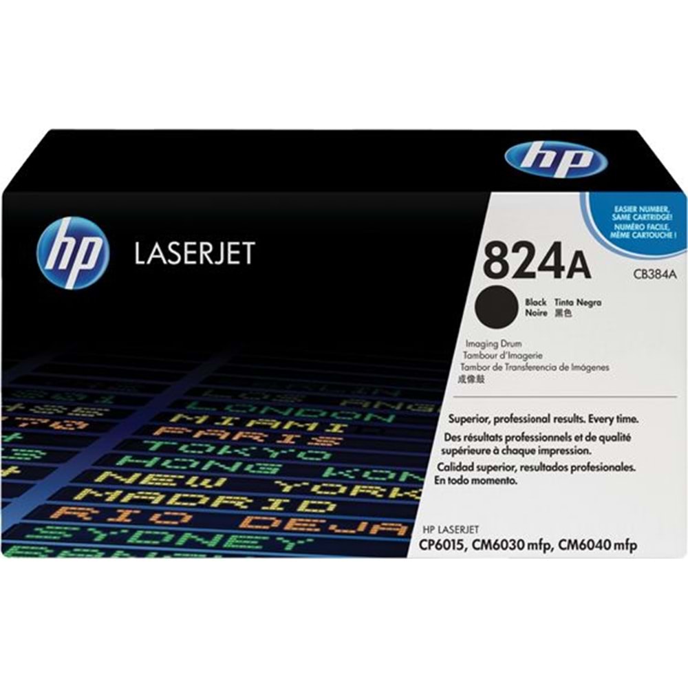HP CB384A (824A) CP6015/CM6030/6040 SİYAH DRUM ORJİNAL 23.000 SAYFA