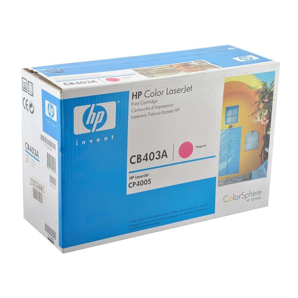HP CB403A 642A CP4005 KIRMIZI TONER ORJİNAL 7.500 SAYFA