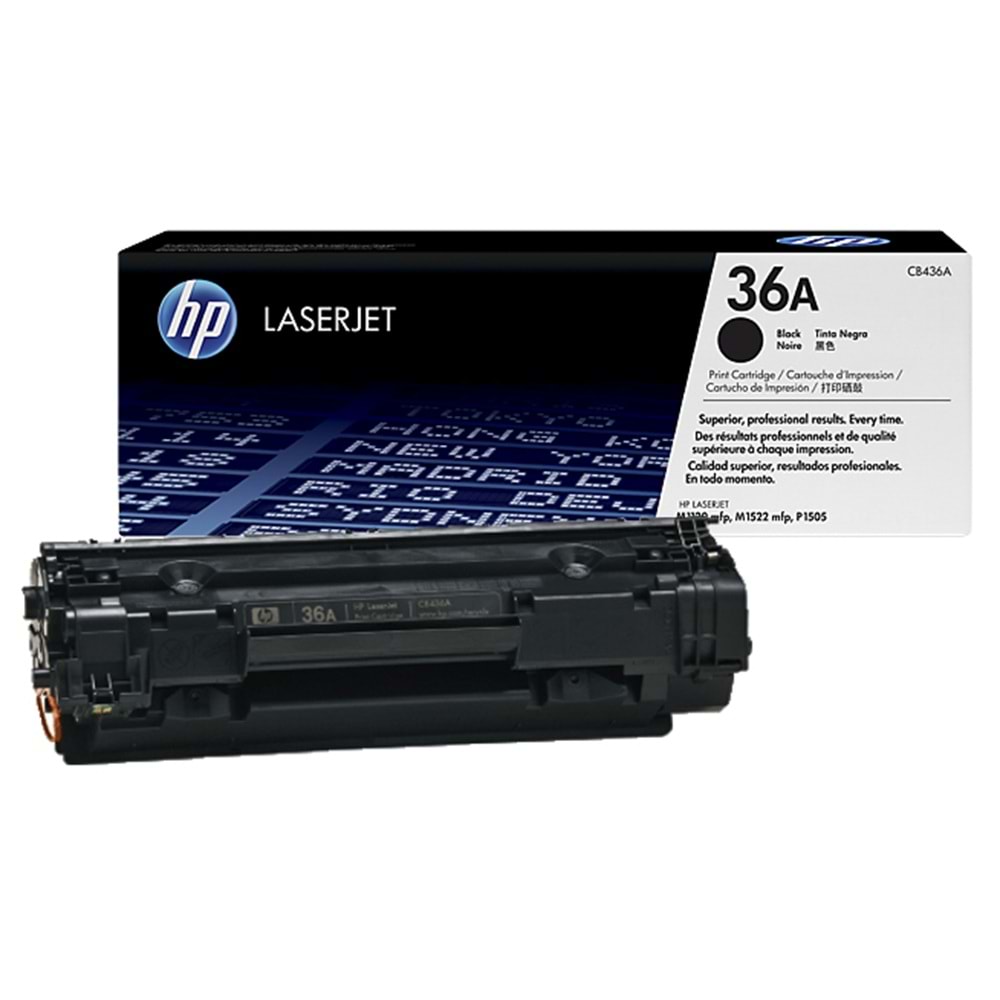 HP CB436A (36A) 1120/1522/1505 LASERJET SİYAH TONER ORJİNAL 2.000 SAYFA