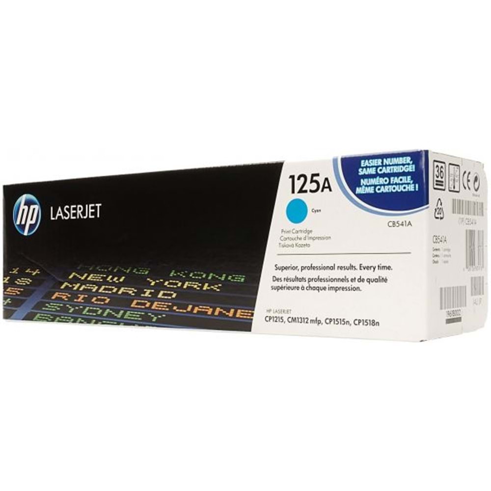 HP CB541A (125A) CP1215/1515/1312 MAVİ TONER ORJİNAL 1.400 SAYFA