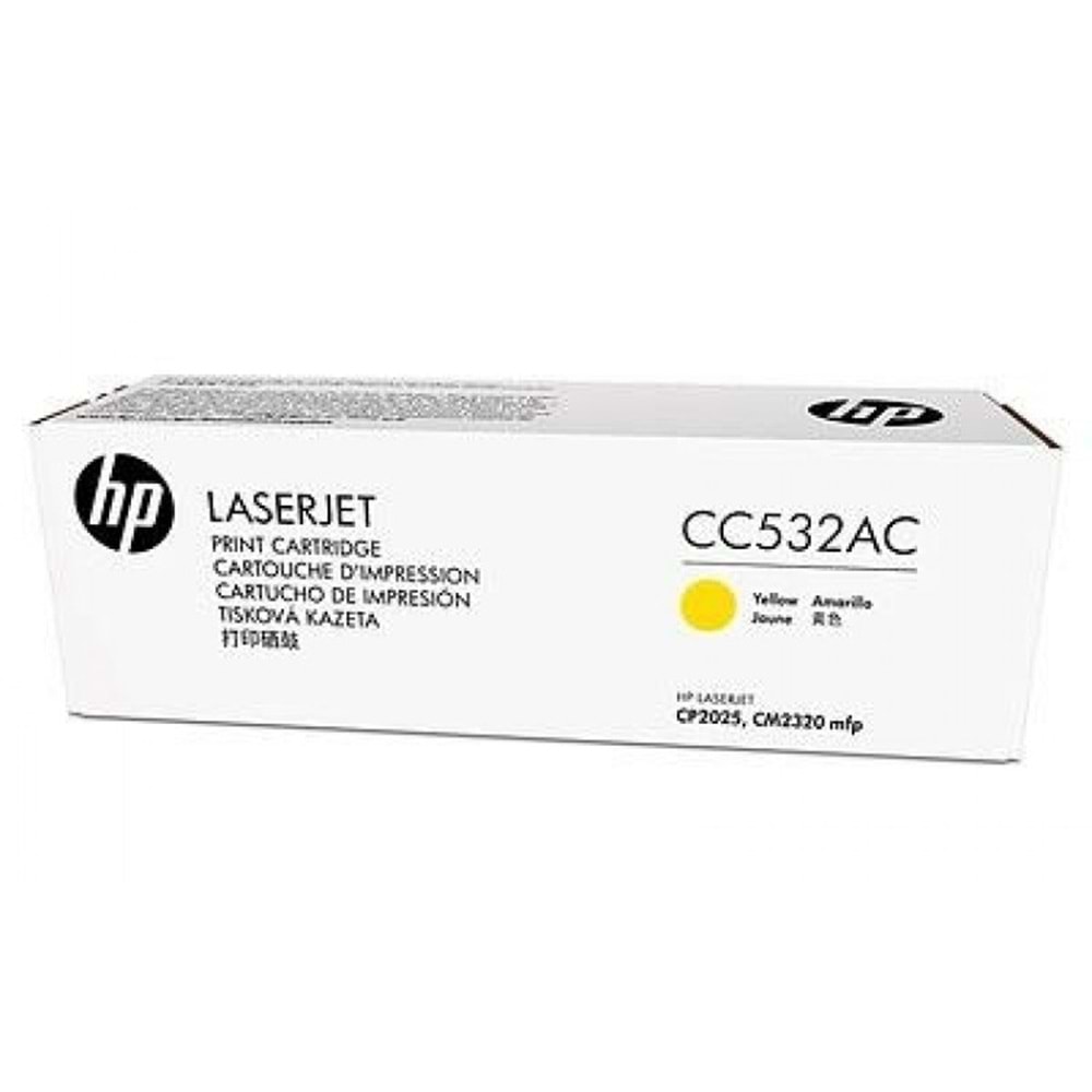 HP CC532AC (304A) CP2025/CM2320 SARI TONER ORJİNAL 2.800 SAYFA
