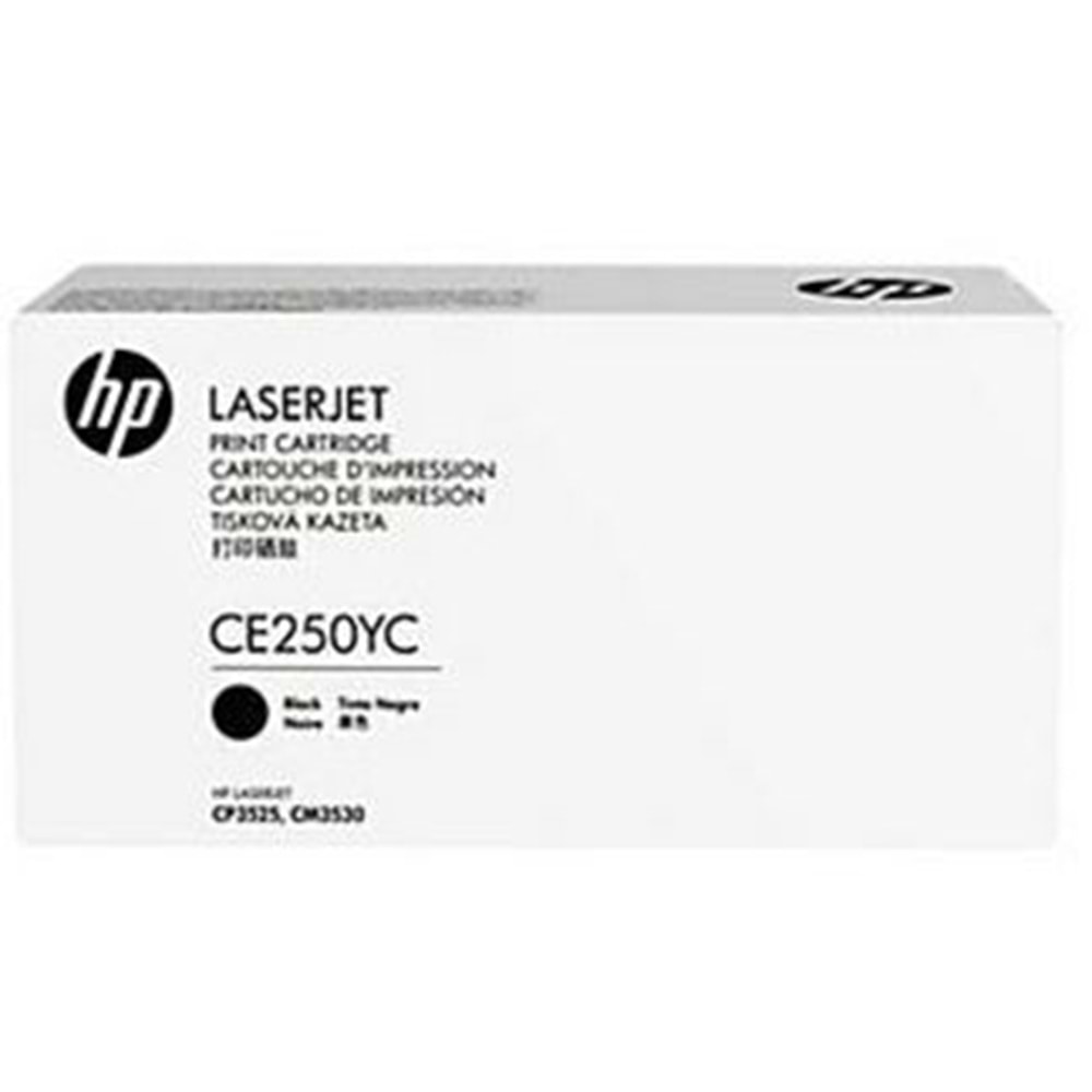 HP CE250YC (504A) CP3525/CM3530 SİYAH TONER ORJİNAL 5.000 SAYFA