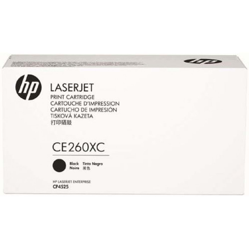 HP CE260XC (647A) CP4525 TAAHHÜTLÜ SİYAH TONER ORJİNAL 17.000 SAYFA