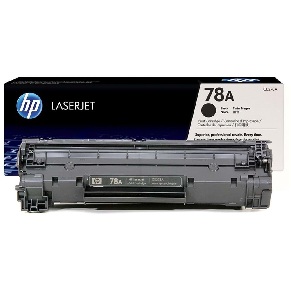 HP CE278A (78A) M1536/P1566/1606 SİYAH TONER ORJİNAL 2.100 SAYFA