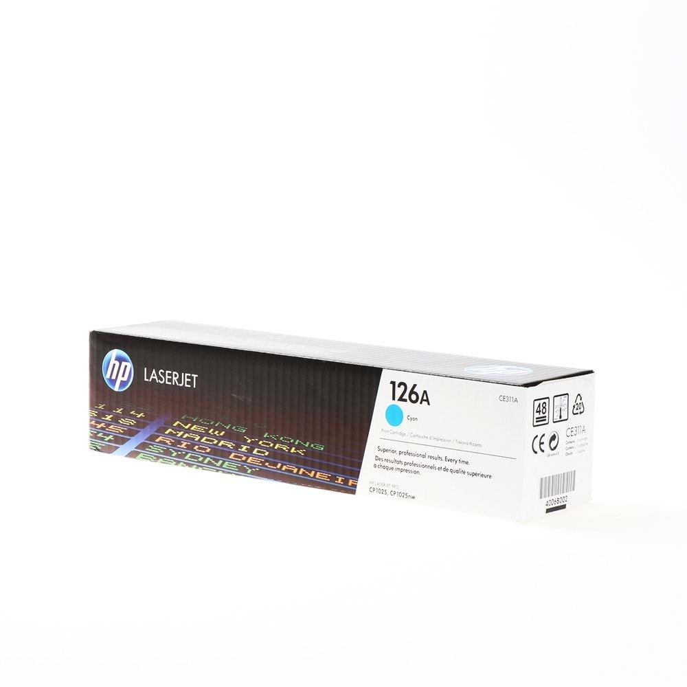 HP CE311A (126A) CP1025/PRO 100/M175 MAVİ TONER ORJİNAL 1.000 SAYFA