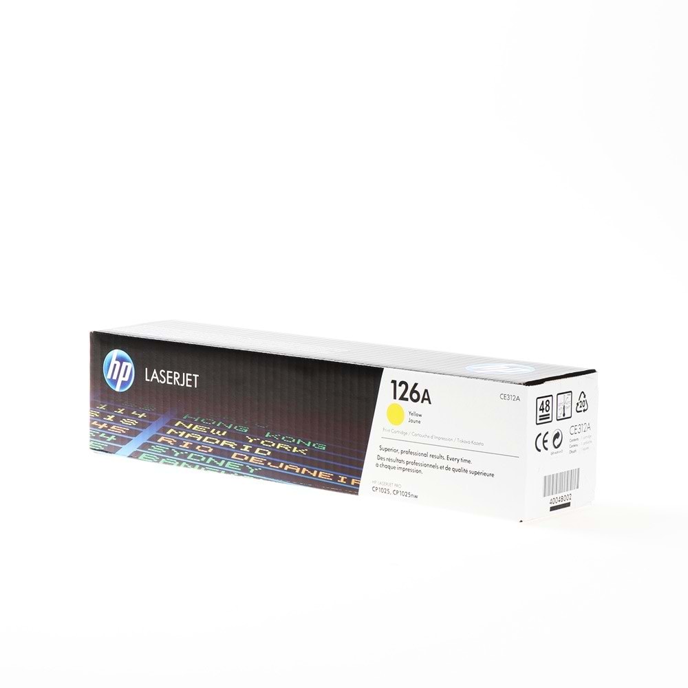 HP CE312A (126A) CP1025/PRO 100/M175 SARI TONER ORJİNAL 1.000 SAYFA