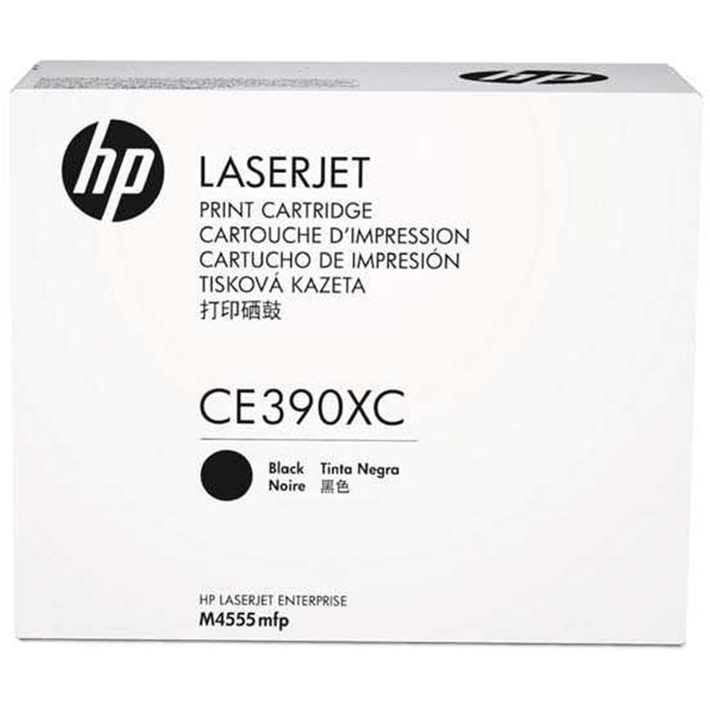 HP CE390XC (90x) M4555/M602/M603 TAAHHÜTLÜ SİYAH TONER ORJİNAL 24.000 SAYFA