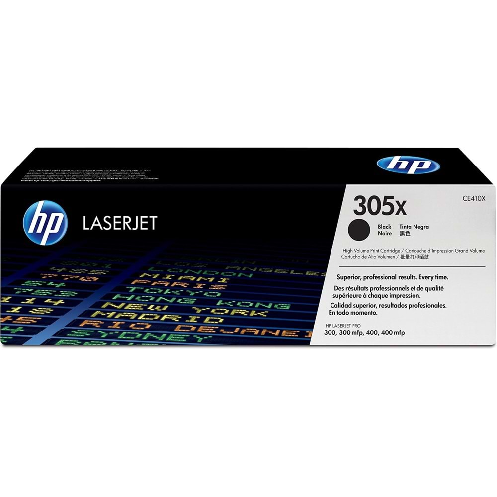 HP CE410X (305X) PRO 300/400 SİYAH TONER ORJİNAL 4.000 SAYFA