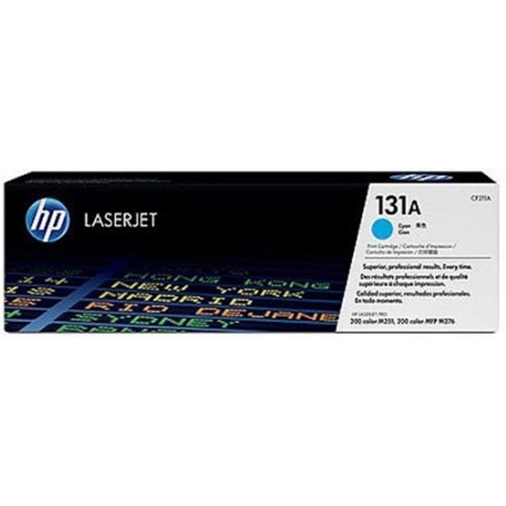 HP CF211A (131A) PRO 200 MAVİ TONER ORJİNAL 1.800 SAYFA