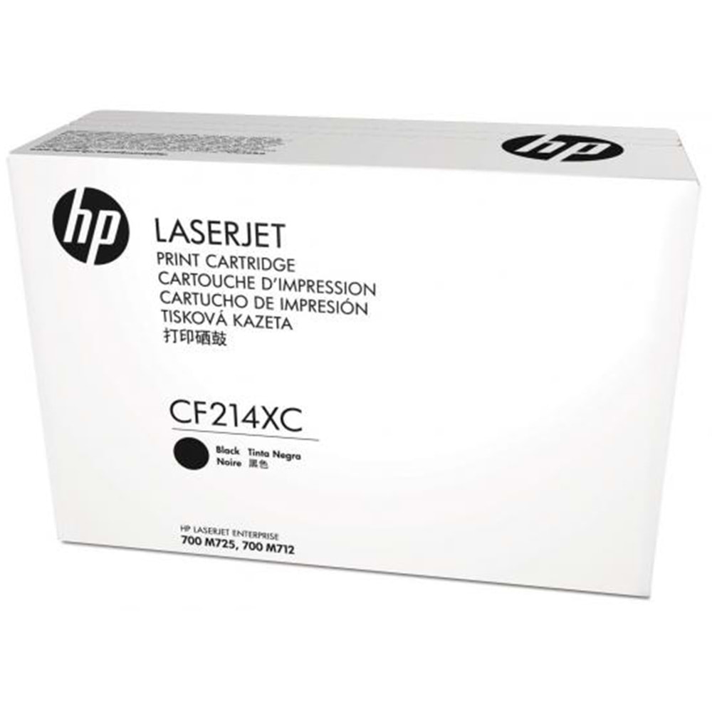 HP CF214XC (14X) 700/M725 TAAHÜTLÜ SİYAH TONER ORJİNAL 17.000 SYF