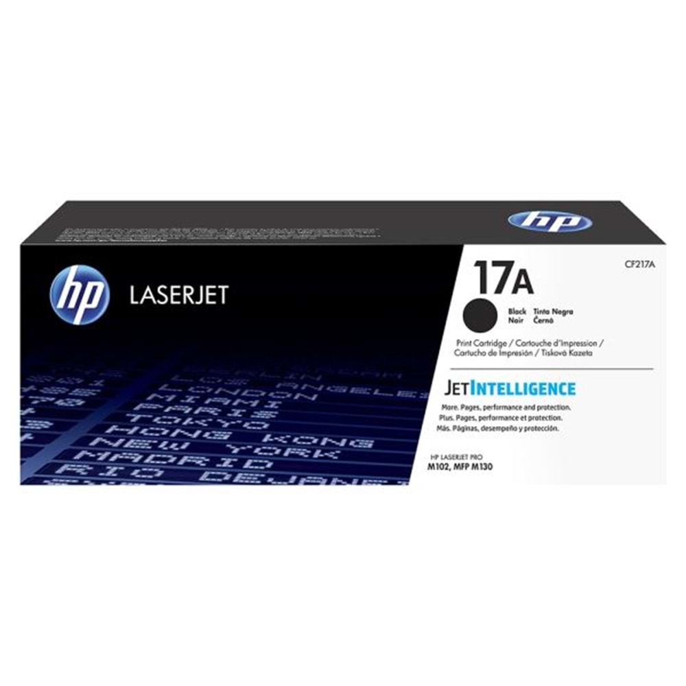 HP CF217A (17A) M102/M130 SIYAH TONER ORJİNAL 1.600 SAYFA