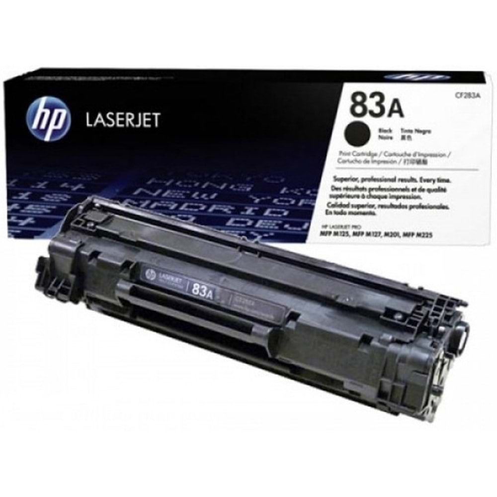 HP CF283A (83A) M125/M127/M201/M225 SİYAH TONER ORJİNAL 1.500 SAYFA