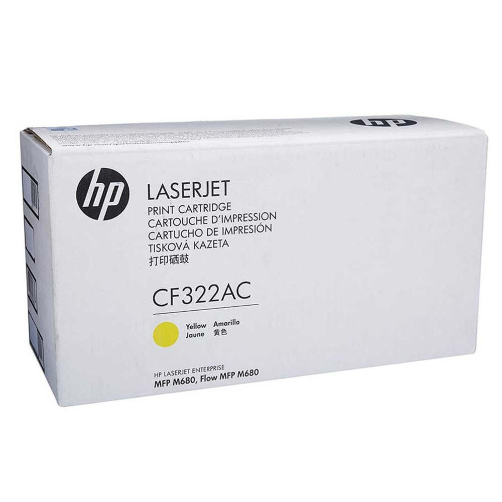 HP CF322AC (653A) M680 SARI TONER ORJİNAL 16.000 SAYFA