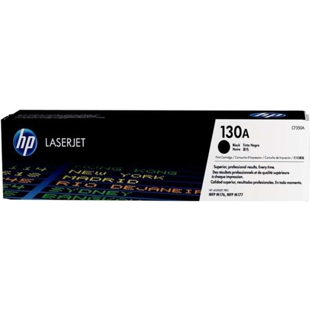 HP CF350A (130A) M176/177 SİYAH TONER ORJİNAL 1.300 SAYFA