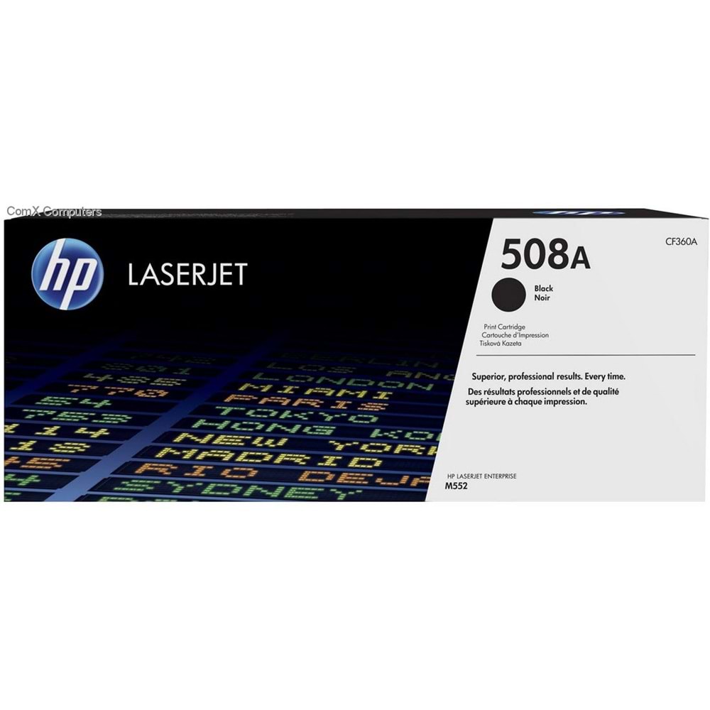 HP CF360A (508A) M552/553/577 SİYAH TONER ORJİNAL 6.000 SAYFA