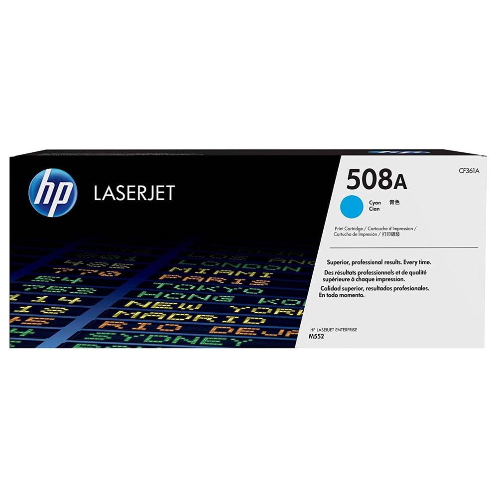 HP CF361A (508A) M552/553/577 MAVİ TONER ORJİNAL 5.000 SAYFA