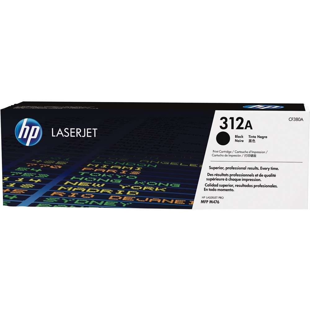 HP CF380A (312A) PRO M473 SİYAH TONER ORJİNAL 2.400 SAYFA