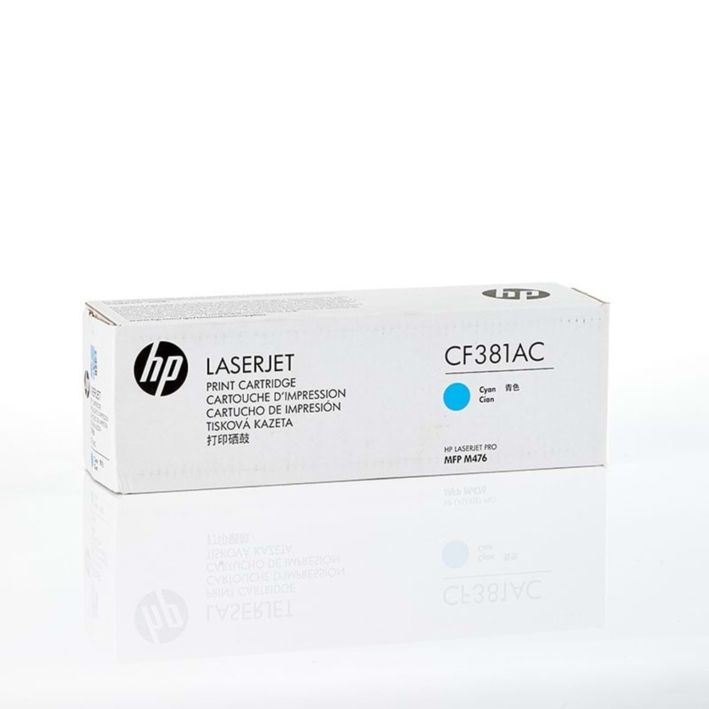 HP CF381AC (312A) M476 MAVİ TONER ORJİNAL 2.700 SAYFA