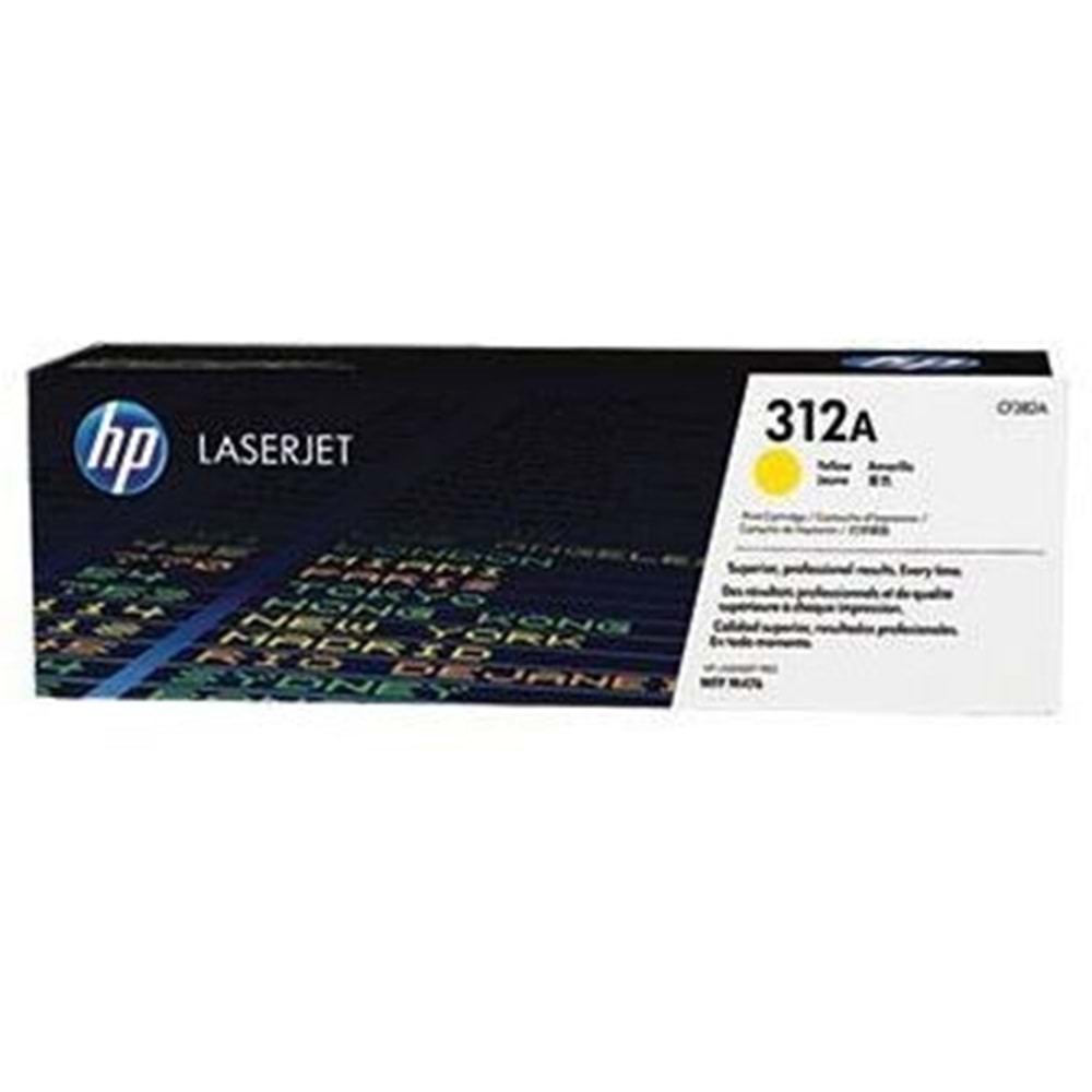 HP CF382A (312A) PRO M476 SARI TONER ORJİNAL 2.700 SAYFA