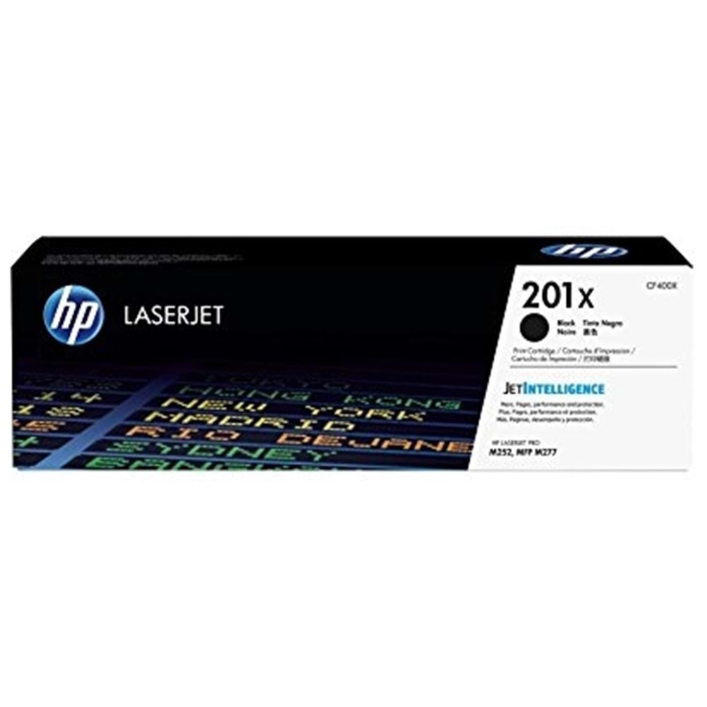 HP CF400X (201X) PRO M274/252/277 SİYAH TONER ORJİNAL 2.800 SAYFA