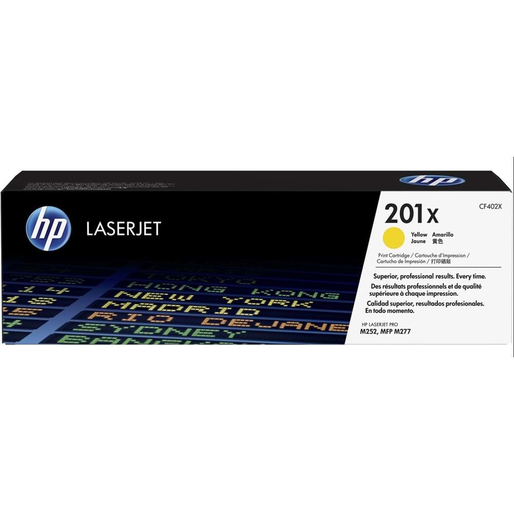 HP CF402X (201X) M252/274/277 SARI TONER ORJİNAL 2.300 SAYFA