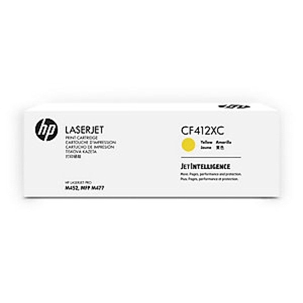 HP CF412XC (410X) M452/477 SARI TONER ORJİNAL 5.000 SAYFA