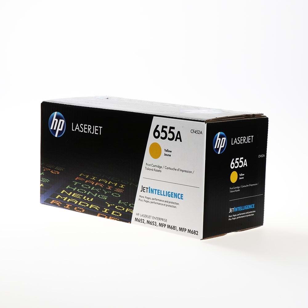 HP CF452A (655A) M652/M653/M681/M682 SARI ORJİNAL TONER 10.500 SAYFA