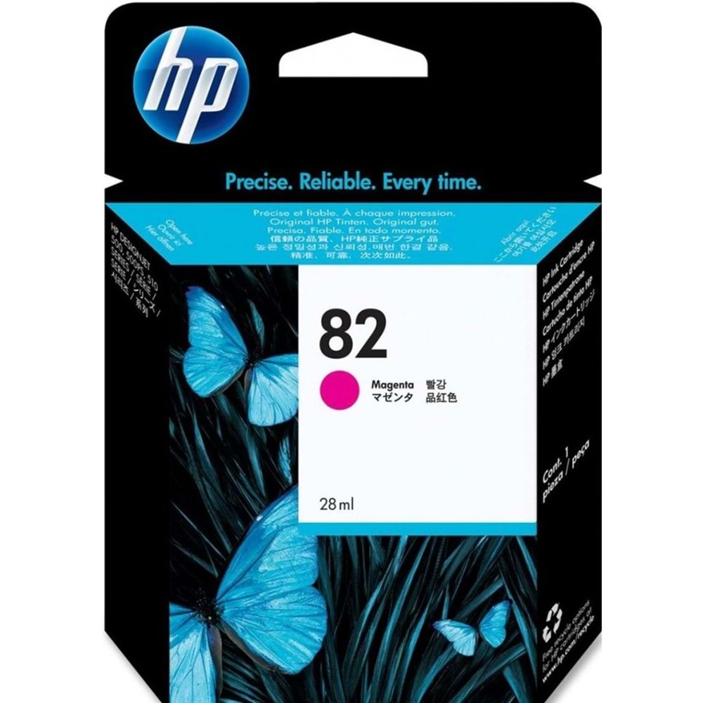 HP CH567A (82) 500/510/800 KIRMIZI KARTUŞ ORJİNAL 28 ML