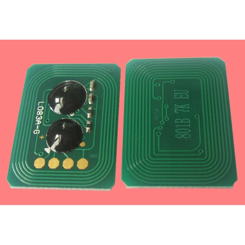 OKI C801/C821 MAVİ TONER CHIP (44643007)