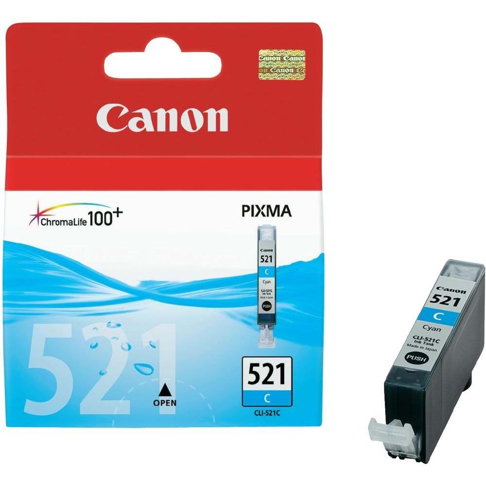 CANON CLI-521C IP3600/4600 MAVİ KARTUŞ ORJİNAL 9 ML.