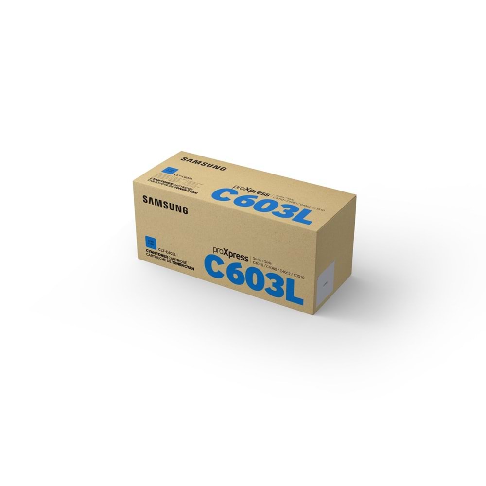 SAMSUNG CLT-C603L C4010/4060 YÜKSEK KAPASİTELİ MAVİ TONER ORJİNAL 10.000 SAYFA SV232A