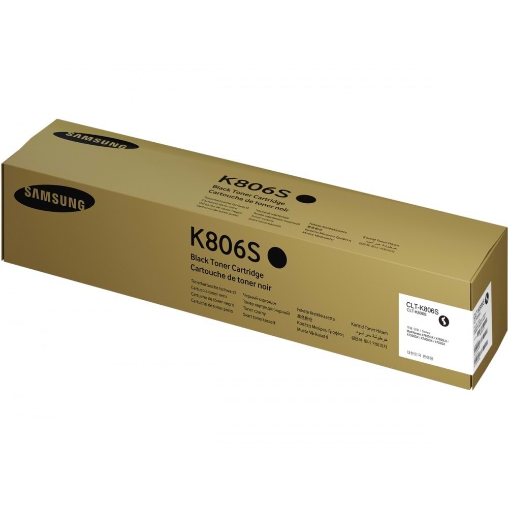 SAMSUNG CLT-K806S X7400/7500/7600 SİYAH TONER ORJİNAL 45.000 SAYFA SS593A