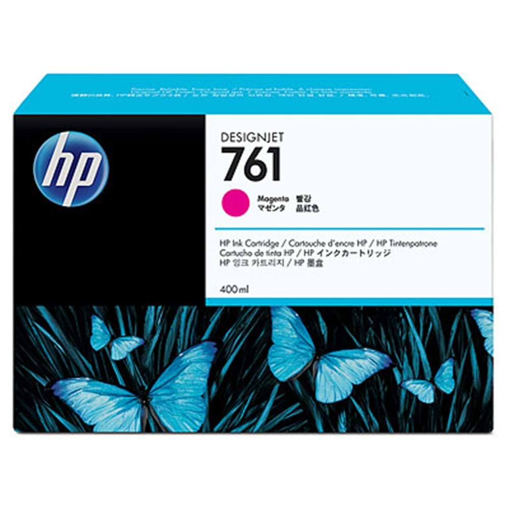HP CM993A (761) T7100/T7200 KIRMIZI KARTUŞ ORJİNAL 400 ML.