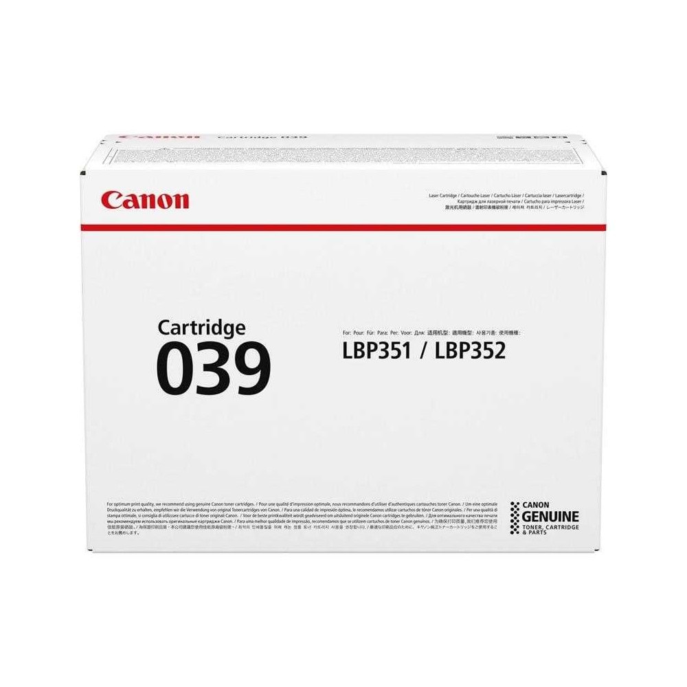 CANON CRG-039 LBP-351/352 SİYAH TONER ORJİNAL 11.000 SAYFA