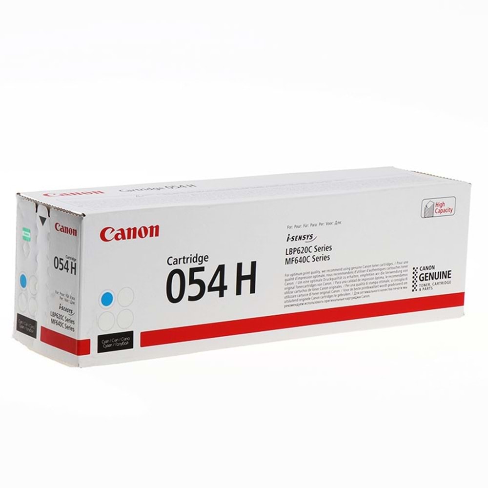 CANON CRG-054HC LPB620/621/623/MF640/641/643/645 MAVİ TONER ORJİNAL 2.300 SAYFA 3027C002