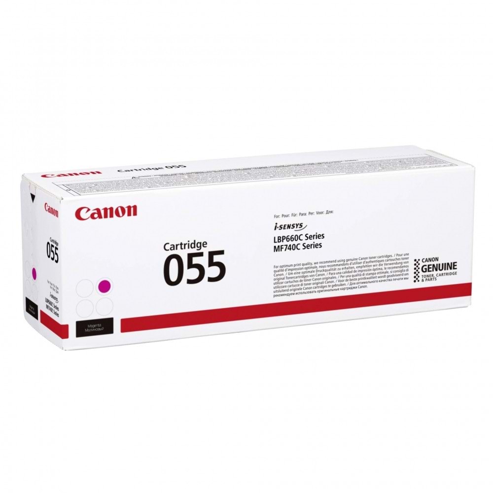 CANON CRG-055M LBP660/663/MF740/742 KIRMIZI TONER ORJİNAL 2.100 SAYFA 3014C002