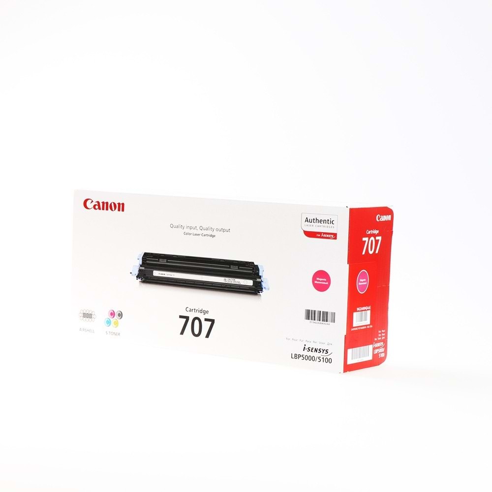 CANON CRG-707M LBP-5000/5100 KIRMIZI TONER ORJİNAL 2.000 SAYFA 9422A004