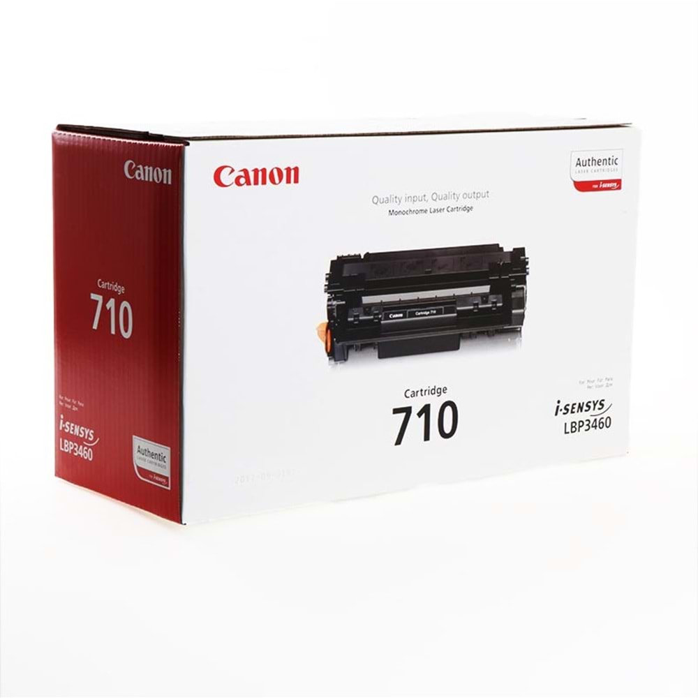 CANON CRG-710 LBP-3460 SİYAH TONER ORJİNAL 6.000 SAYFA 0985B001