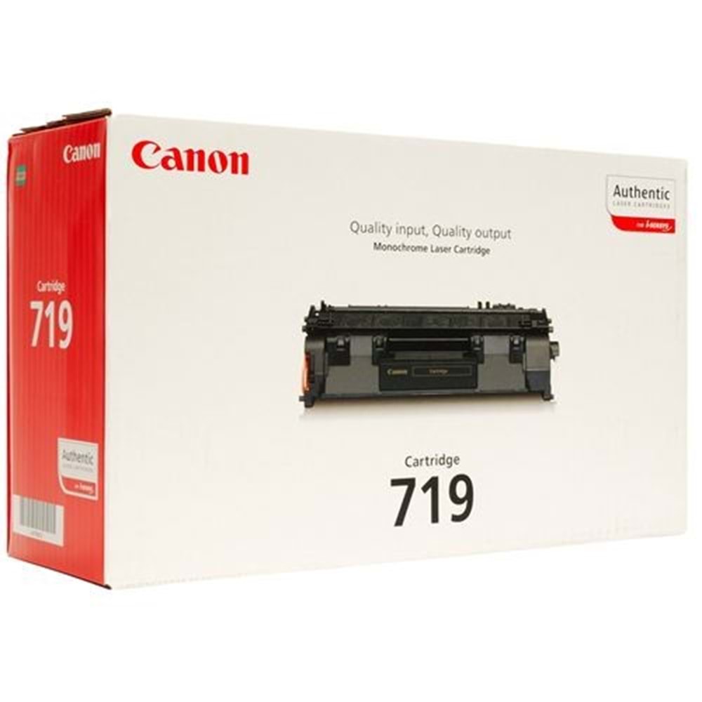 CANON CRG-719 LBP 6300/6670/MF411 SİYAH TONER ORJİNAL 2.100 SAYFA