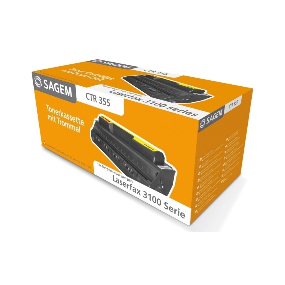 SAGEM CTR-355 MF3155/3170/3175 SİYAH TONER ORJİNAL 2.200 SAYFA